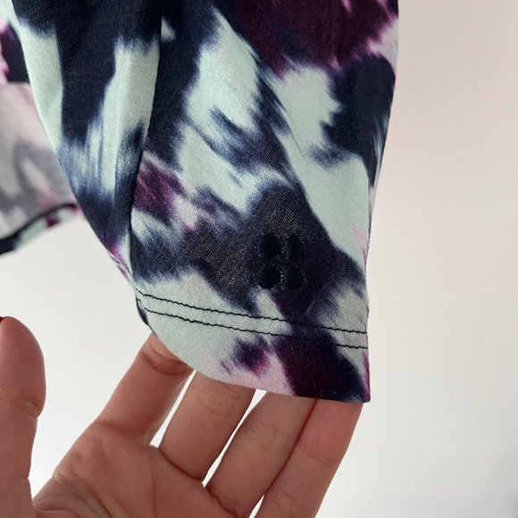 Sweaty Betty Easy Peazy Blue Flow Print Sustainable Vest Tank Top 8-10 - Picture 10 of 13